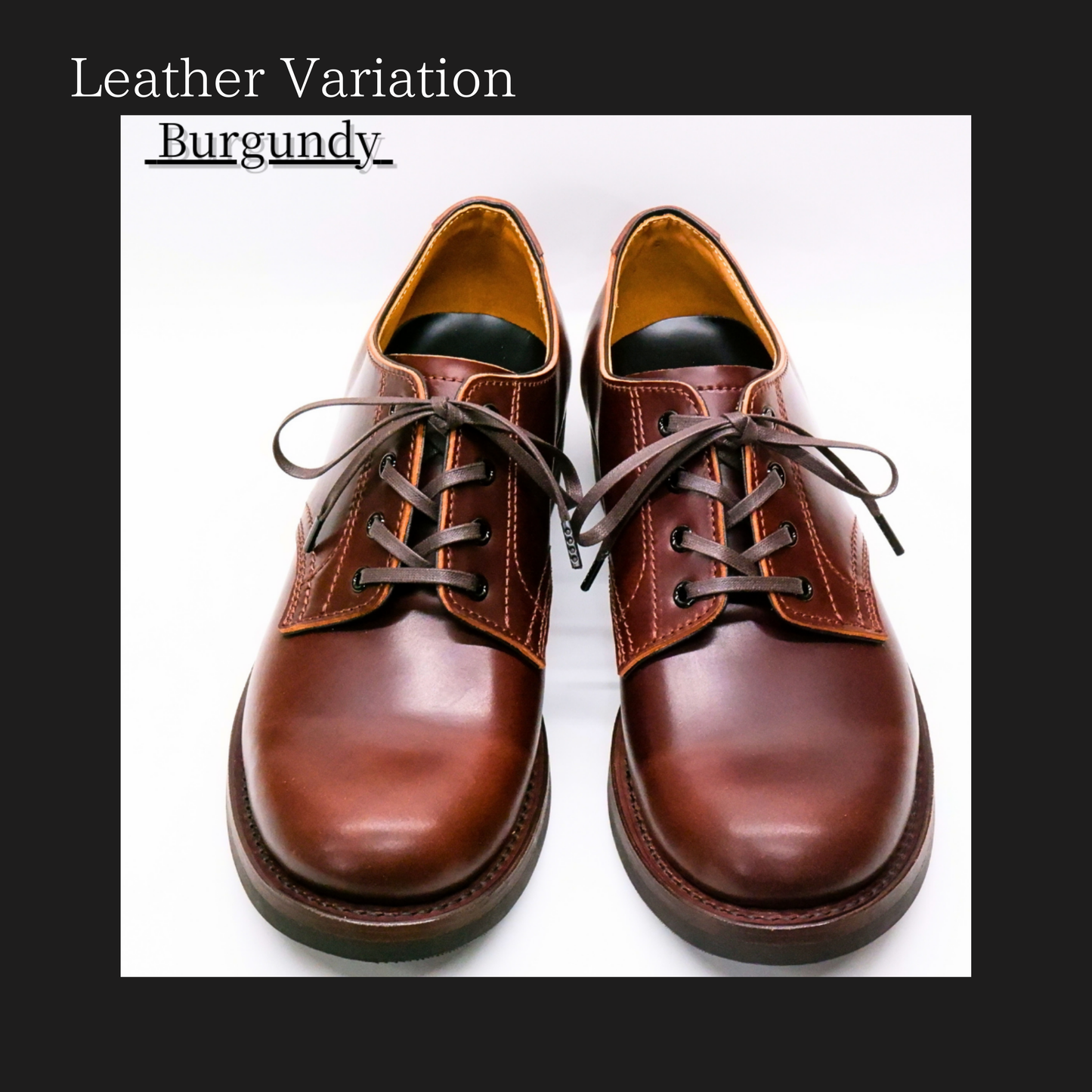 OXFORD SHOES WINCH "Cordovan" Cap Toe