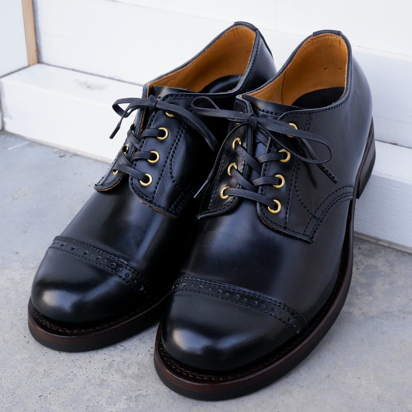 OXFORD SHOES WINCH "Cordovan" Cap Toe